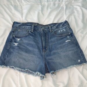 American Eagle High Rise Jean Shorts